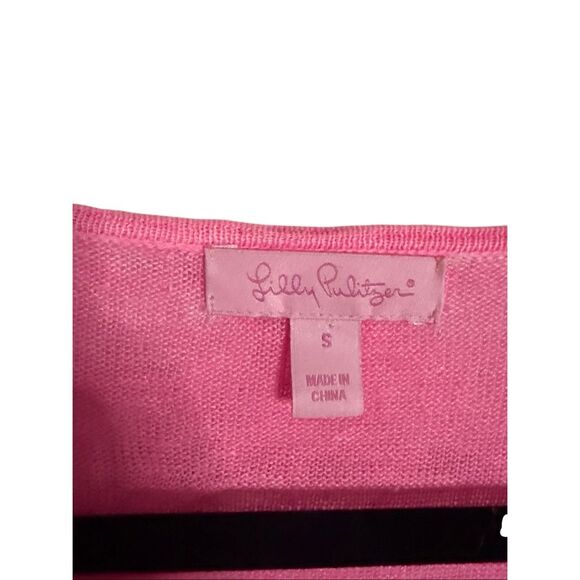 Lilly Pulitzer-Taryn Linen V Neck Pullover Sweater - Picture 3 of 6